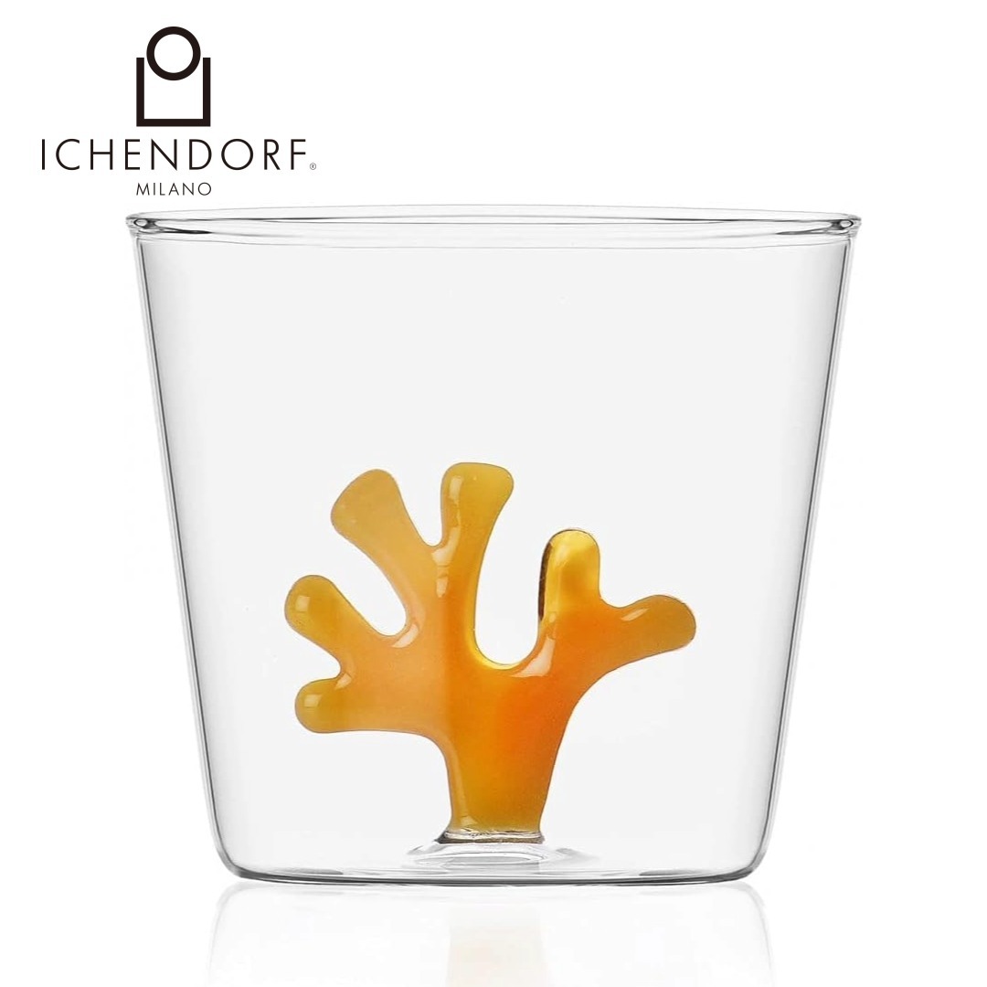 イッケンドルフ タンブラー グラス コーラル 350ml オレンジ ICHENDORF コップ ガラス サンゴ おしゃれ 贈り物 ギフト