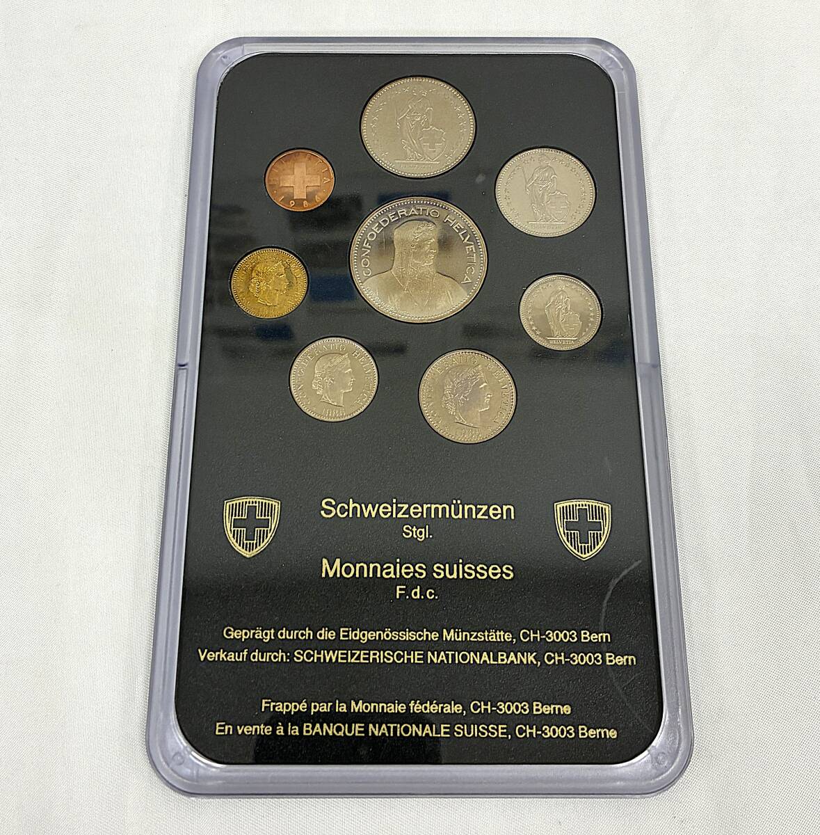 （HE4764） スイス コインセット プルーフセット 1986年 Schweizer Mnzen Monnaies suisses F.d.c. 海外 記念 貨幣 フラン FR