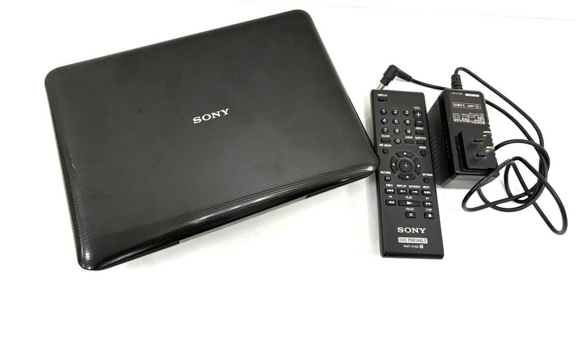 (HE4877) ★1円スタート★ Sony ソニー ポータルDVDプレイヤー 黒 DVP-FX980 通電確認OK