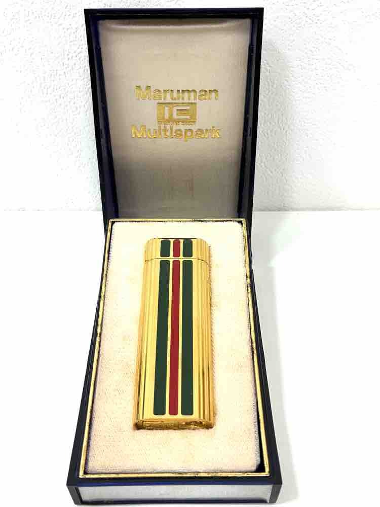 （OT6436） 【 Maruman マルマン 】 IC-502 ライター 喫煙具 着火未確認 ★ 美品 ★