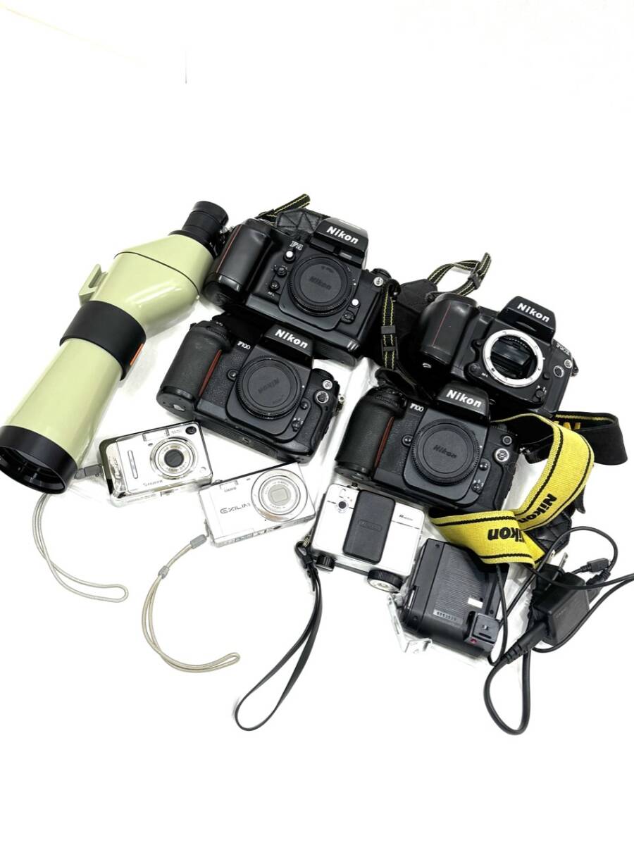 (M8959他) ★１円スタート★ Nikon・RICOH他　フィルムカメラ・デジタルカメラおまとめ 9点