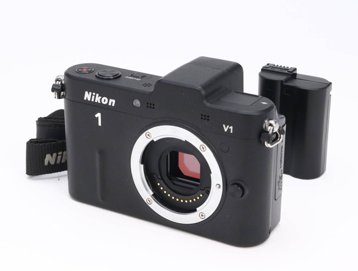 D (ジャンク) Nikon ニコン 1 V1 ボディ ブラック 返品不可 22-205