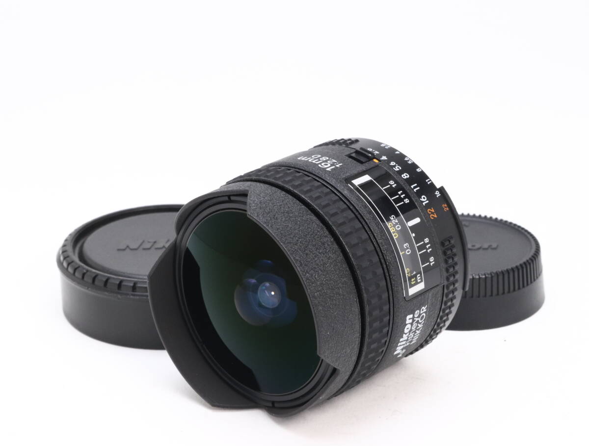 A+ (美品) Nikon ニコン AF Fisheye-Nikkor 16mm F2.8 D 初期不良返品対応 33-109