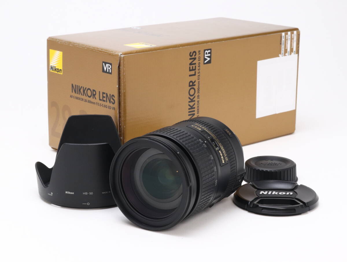 B- (並品) Nikon ニコン AF-S NIKKOR 28-300mm F3.5-5.6G ED VR 初期不良返品対応 33-223