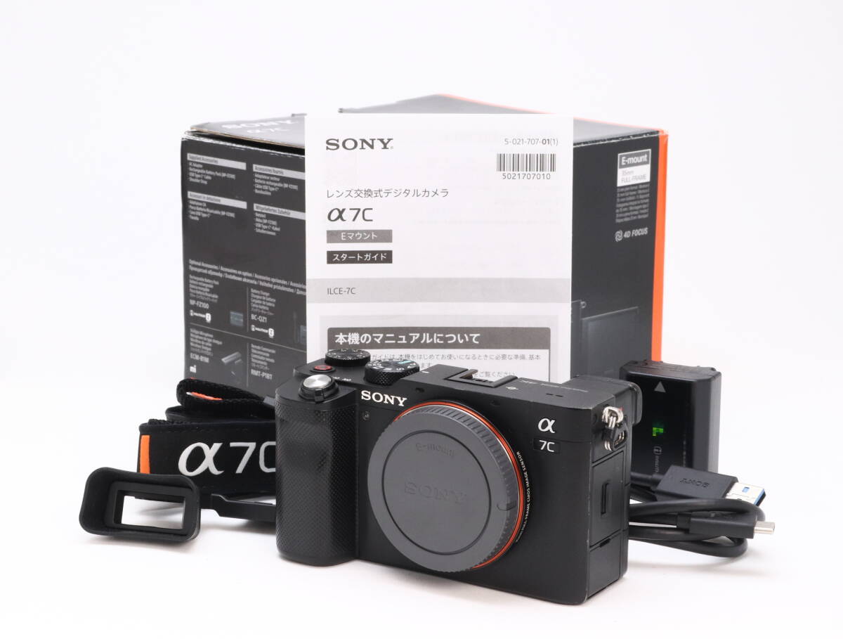 AB+ (良品) SONY ソニー α7C ボディ ブラック ILCE-7C 初期不良返品対応 33-254