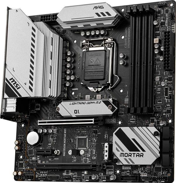 MSI MAG B560M MORTAR WIFI LGA 1200 Intel B560 SATA 6Gb/s Micro ATX Intel Motherboard
