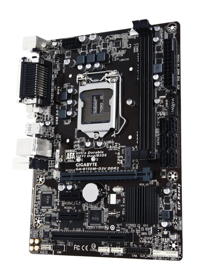 GIGABYTE GA-B150M-D3V DDR3 Parallel M2 SATA Intel B150 Motherboard