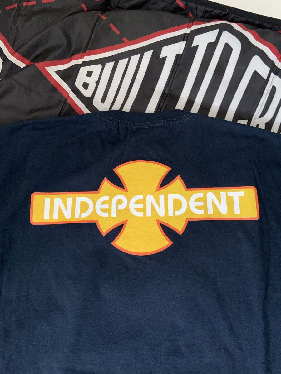 independent size XL NHS ネイビー アイアンクロス