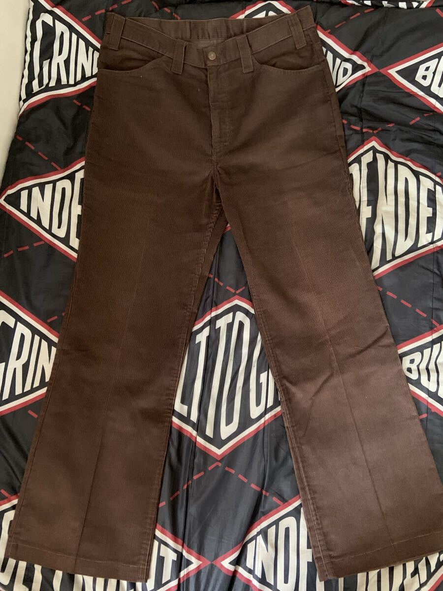 Levi's リーバイス コーデュロイパンツ 70s USA製 ブーツカット 42TALON bigE BIGE