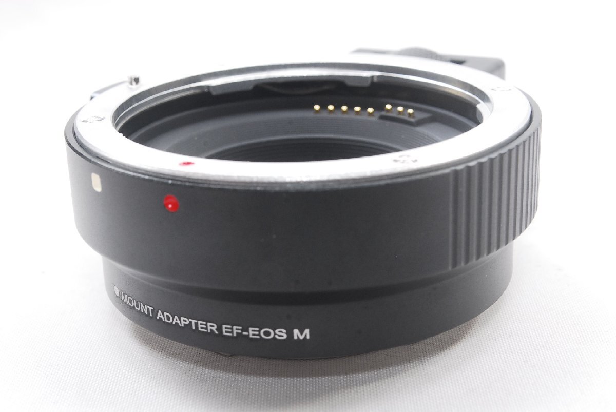 新品未使用品 Canon キャノン EF-EOS M マウントアダプター EF EF-Sレンズ用 EOS M M2 M3 M5 M6 M10 M50 M100 M100 M50II M6II M200 BK 黒