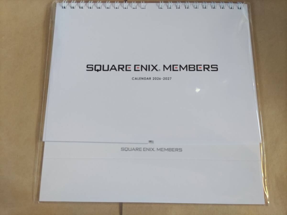 即決 新品未開封 SQUARE ENIX MEMBERS CALENDAR 2026-2027 スクウェア・エニックス メンバーズ特製スクールカレンダー FF DQ ドラクエ