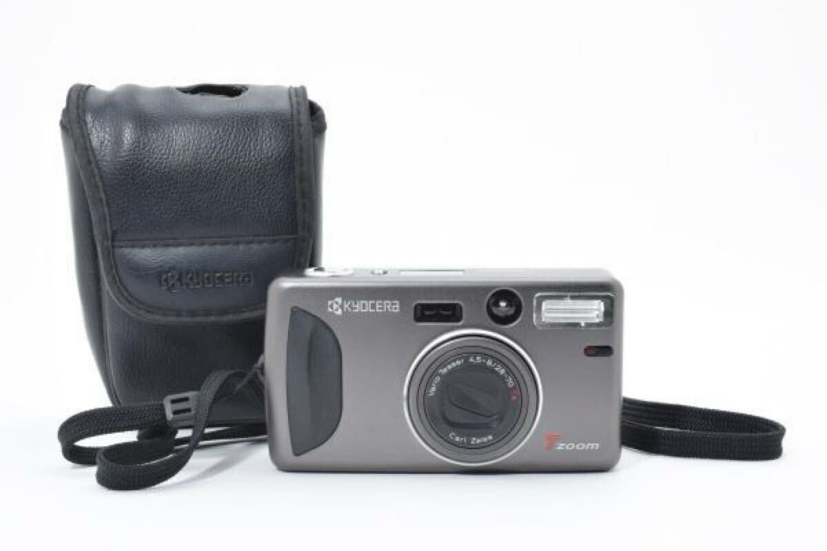 KYOCERA T ZOOM Carl Zeiss Vario Tesser 4.5-8/28-70 京セラ フィルムカメラ コンパクトフィルムカメラ #0217