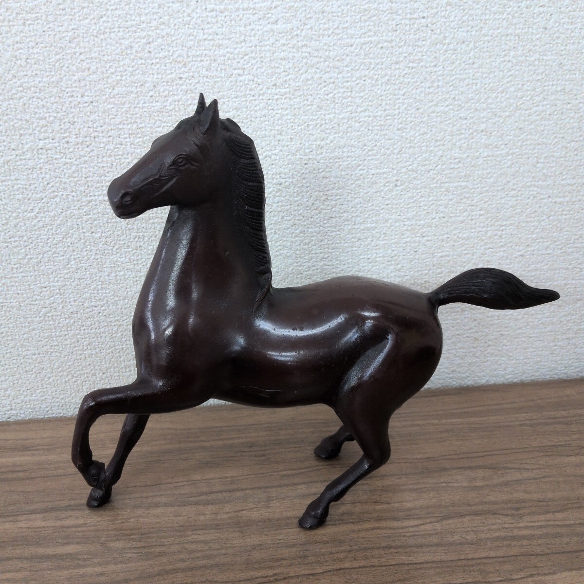 ★金属製★馬★ホース置物★ インテリア★ オブジェ★ 鉄製★ 縁起物★中古品★引き取り可能★札幌★北海道★