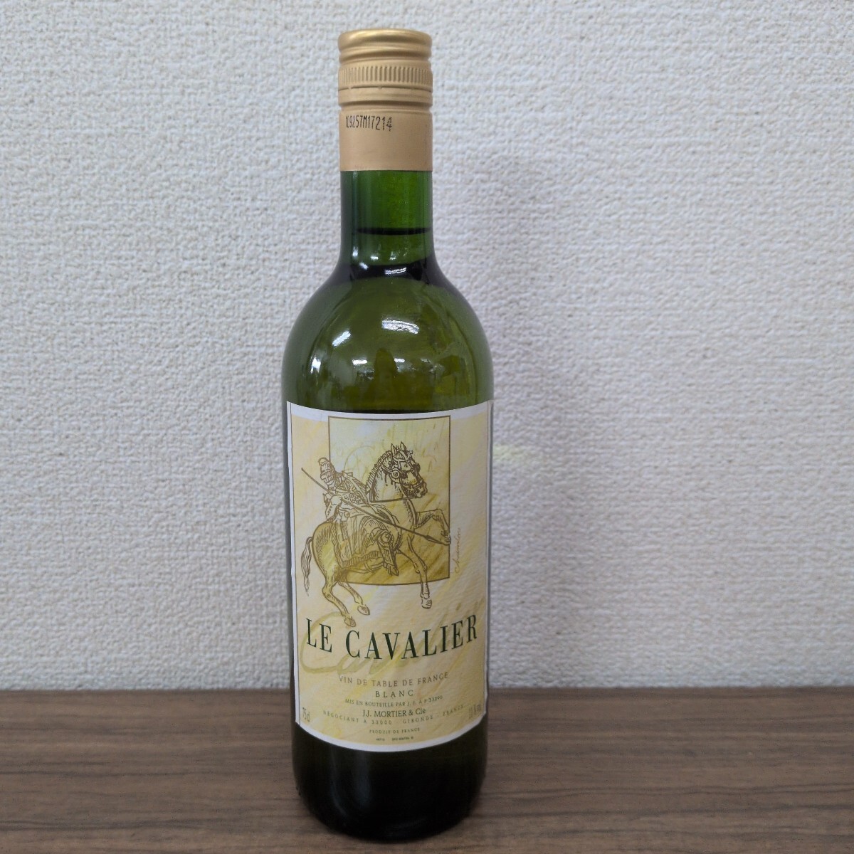 ★果実酒★白ワイン★ジェ・ジェ・モルチェ★ル・カヴァリエ・ブラン★未開栓★750ml★アルコール14度未満★引き取り可能★札幌★北海道★