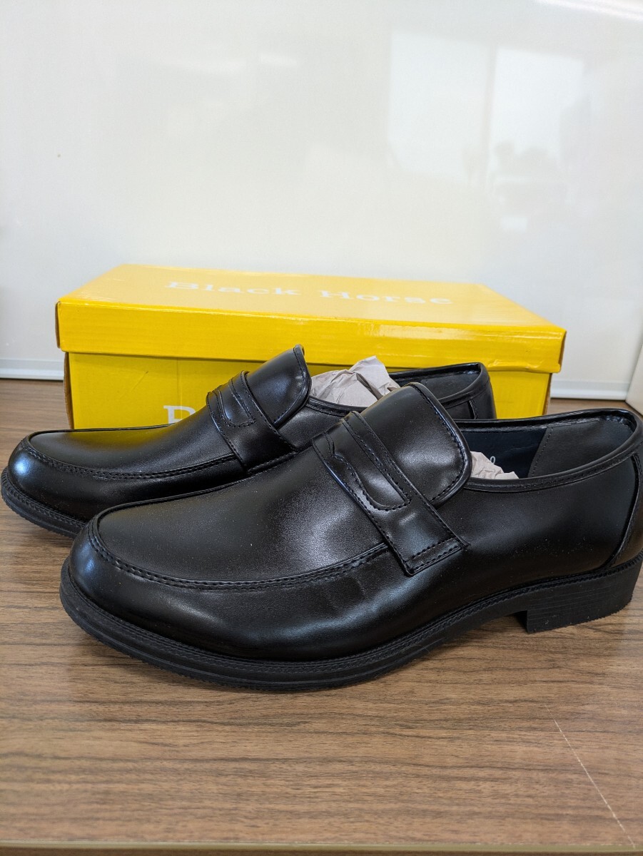 ☆ビジネスシューズ☆Black Horse☆ローファー☆メンズ☆27.0cm☆美品☆札幌☆北海道☆