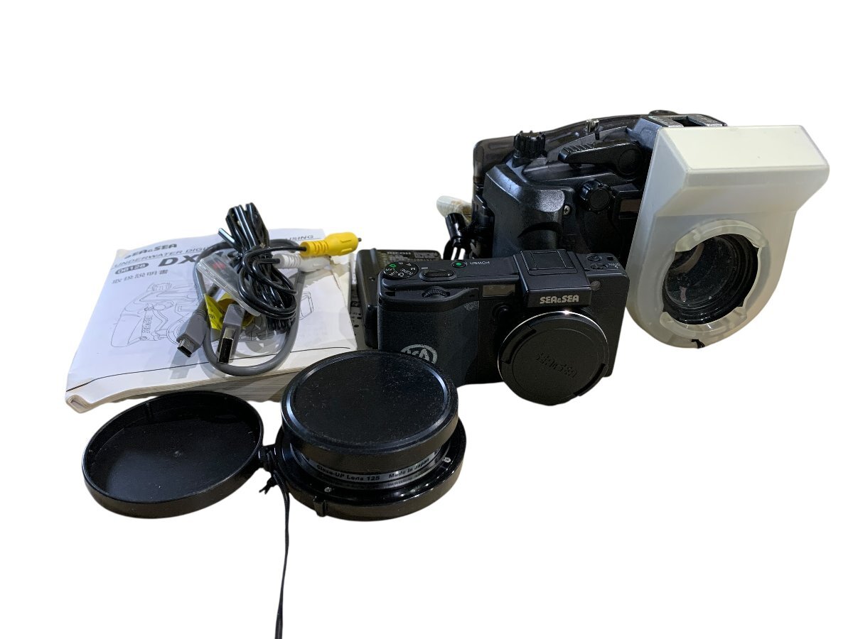SEA＆SEA DX-1G 水中カメラ レンズ カメラ ストロボ カメラ カメラハウジングセット