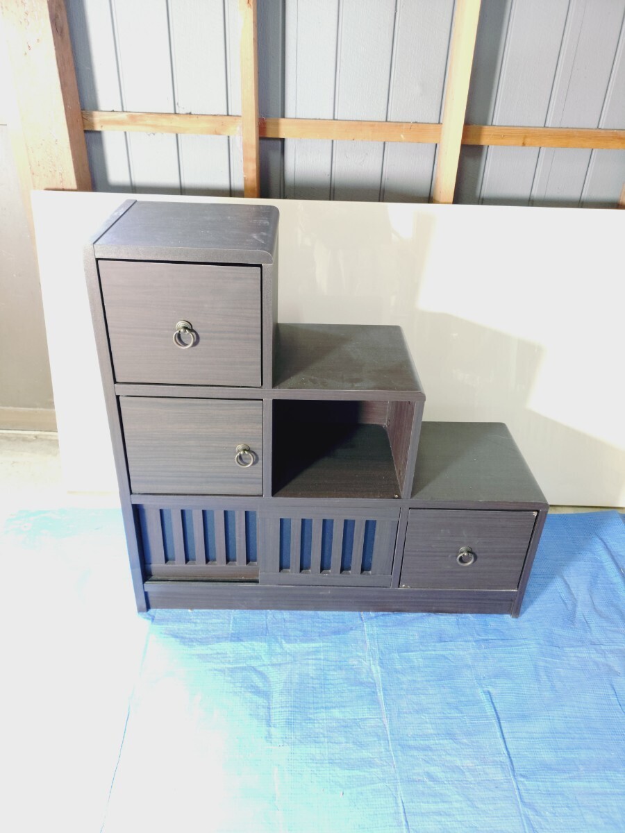 階段箪笥 飾り棚 訳あり