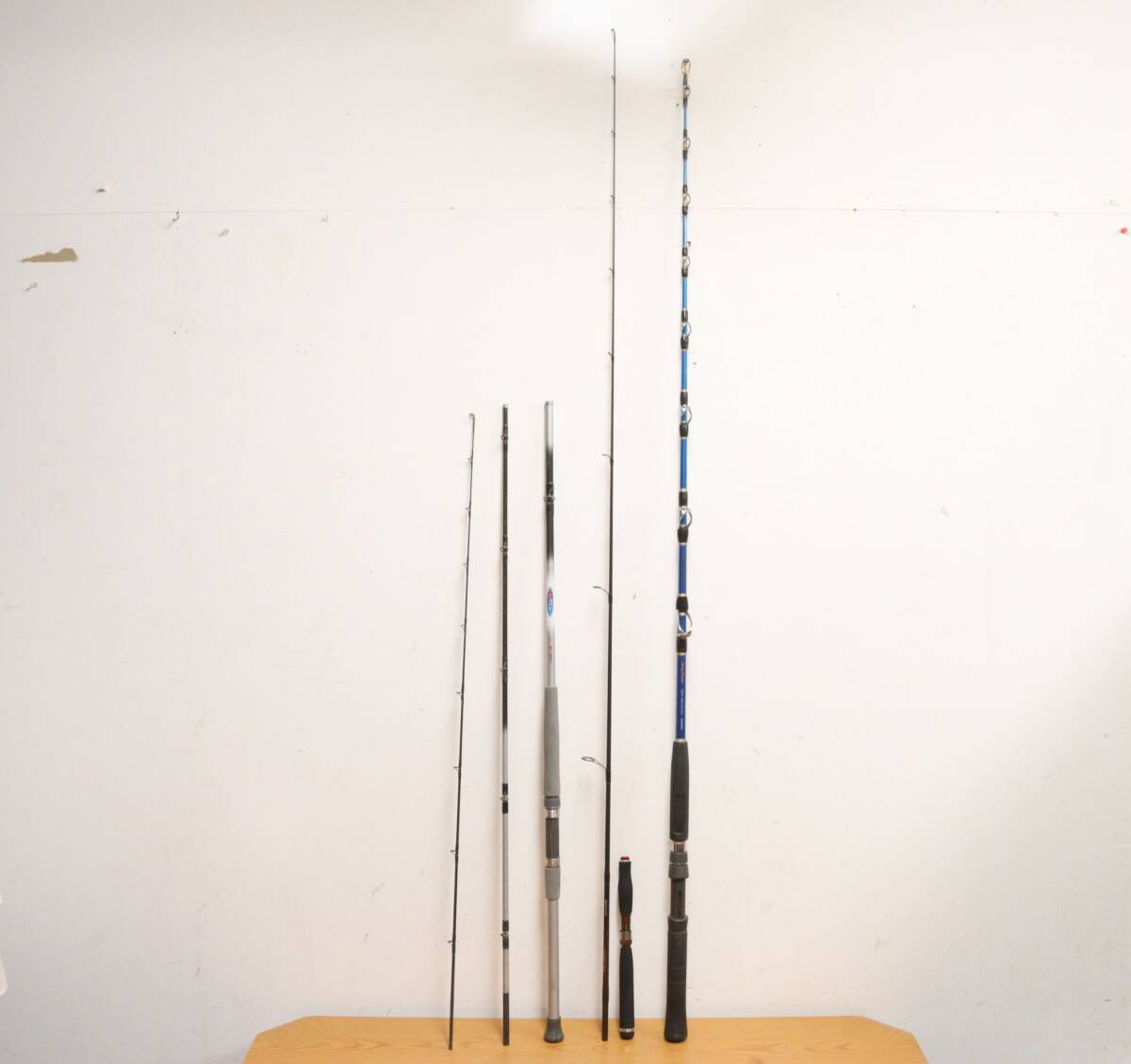 P 釣具 SHIMANO シマノ Deep Power 300-180 BAYPLAGE LB-610LM POWER LOOP SUPER 船 マダイ 80-330 釣竿 3点