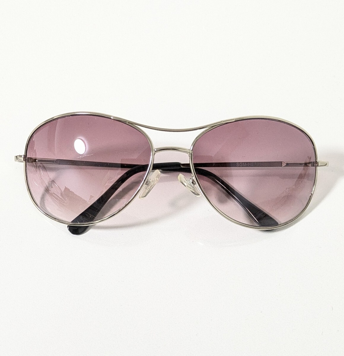 《タイラー風》映画「ファイトクラブ」のブラッドピット着用風のメンズサングラス　ツーブリッジ パイロット ティアドロップ　アメカジ　 