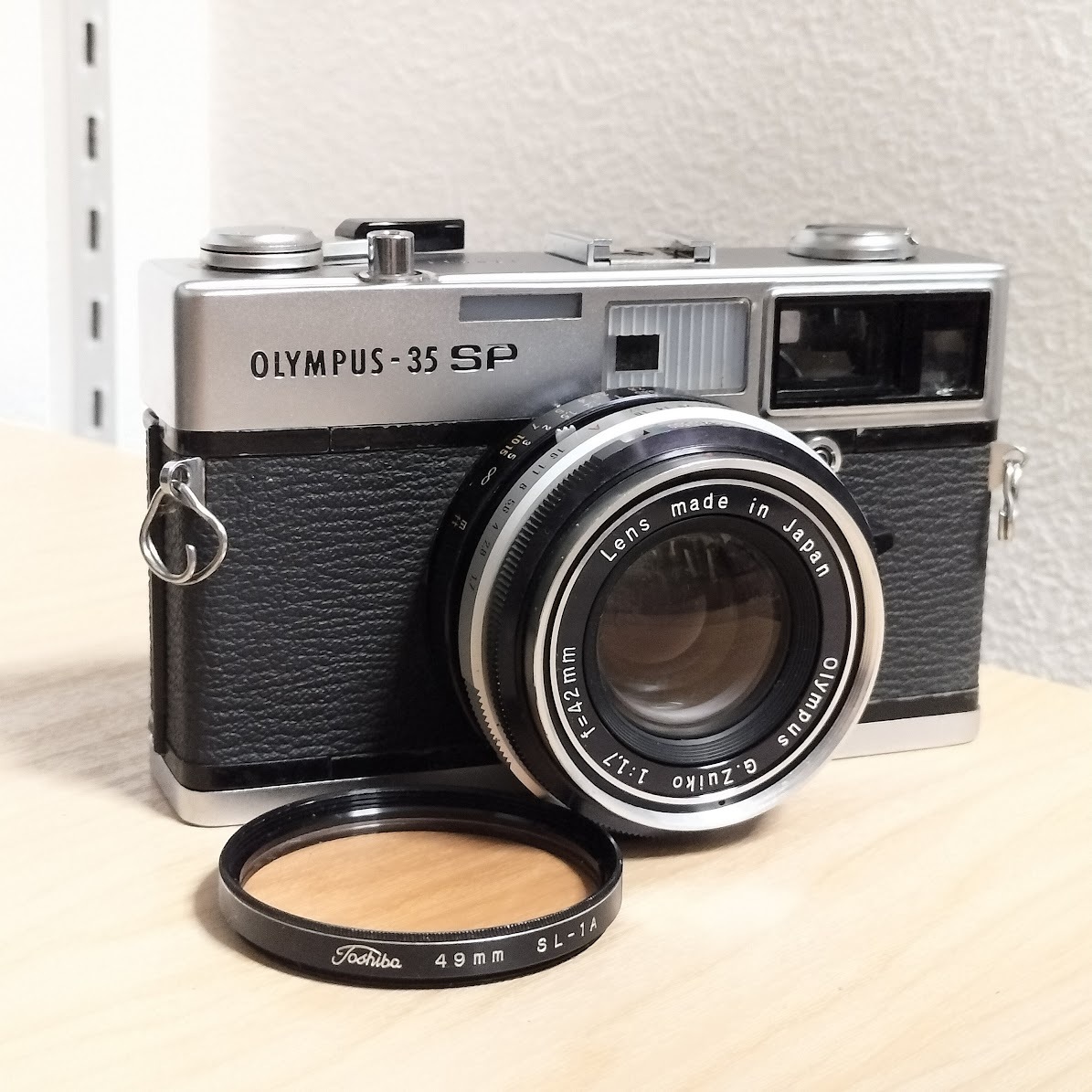 OLYMPUS-35 SP オリンパス G.Zuiko F1.7 42mm レンジファインダー フィルムカメラ 96c630