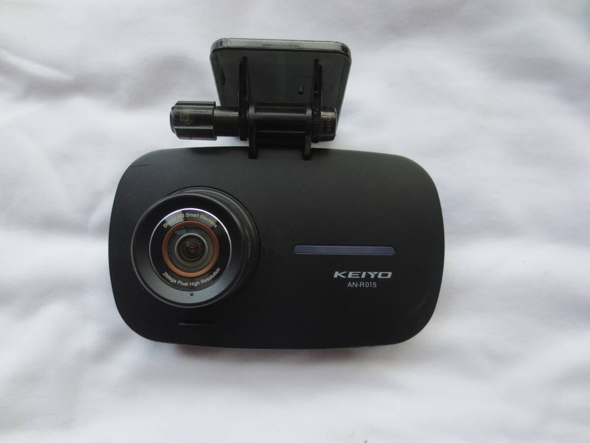 KEIYO AN-R015 ドライブレコーダー 前後カメラ GPS アンテナ　取説付き　作動品