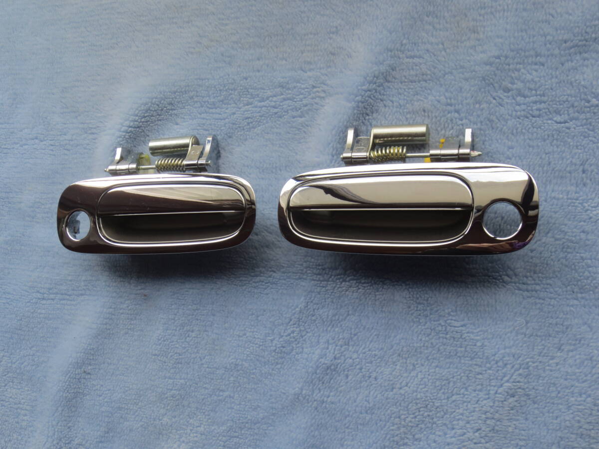 880コペン トヨタ純正 ドアメッキ アウターハンドル 左右セット美品