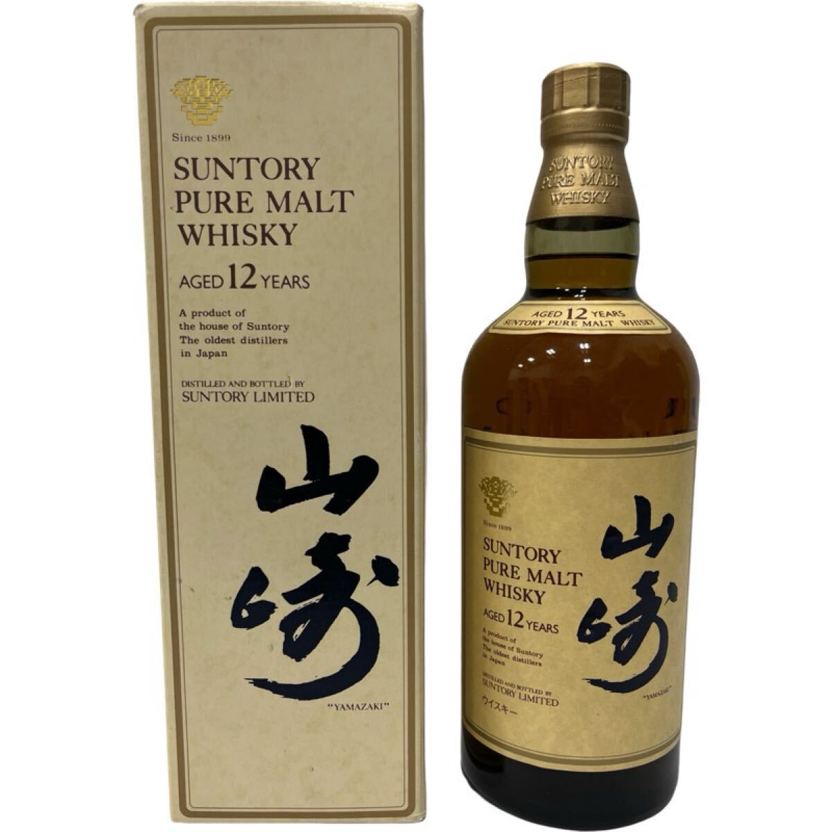 【兵庫県限定】サントリー ピュアモルト ウィスキー 山崎 12年 43% 750ml