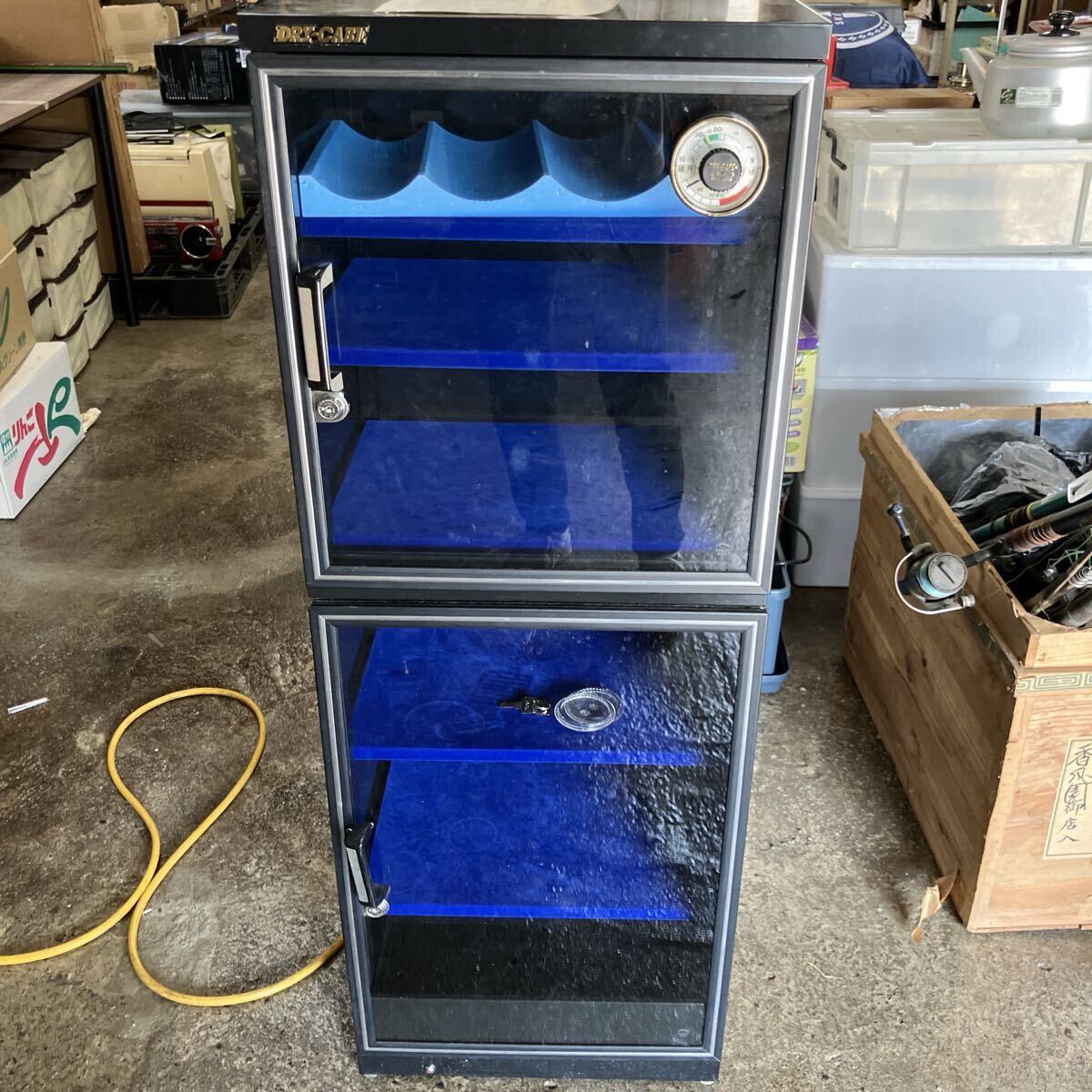 ◇引き取り限定◇ トーリ・ハン DRY-CABI ドライキャビ HD-130 2ドア 電子式 防湿保管ケース カメラレンズ保管