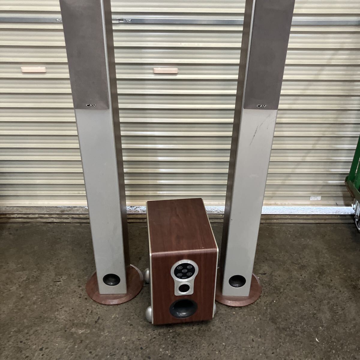 ◇直接引取限定◇ CAV SW260 2.1ch マルチオーディオシステム ホームシアター ピーカー オーディオ 現状品 音響機器