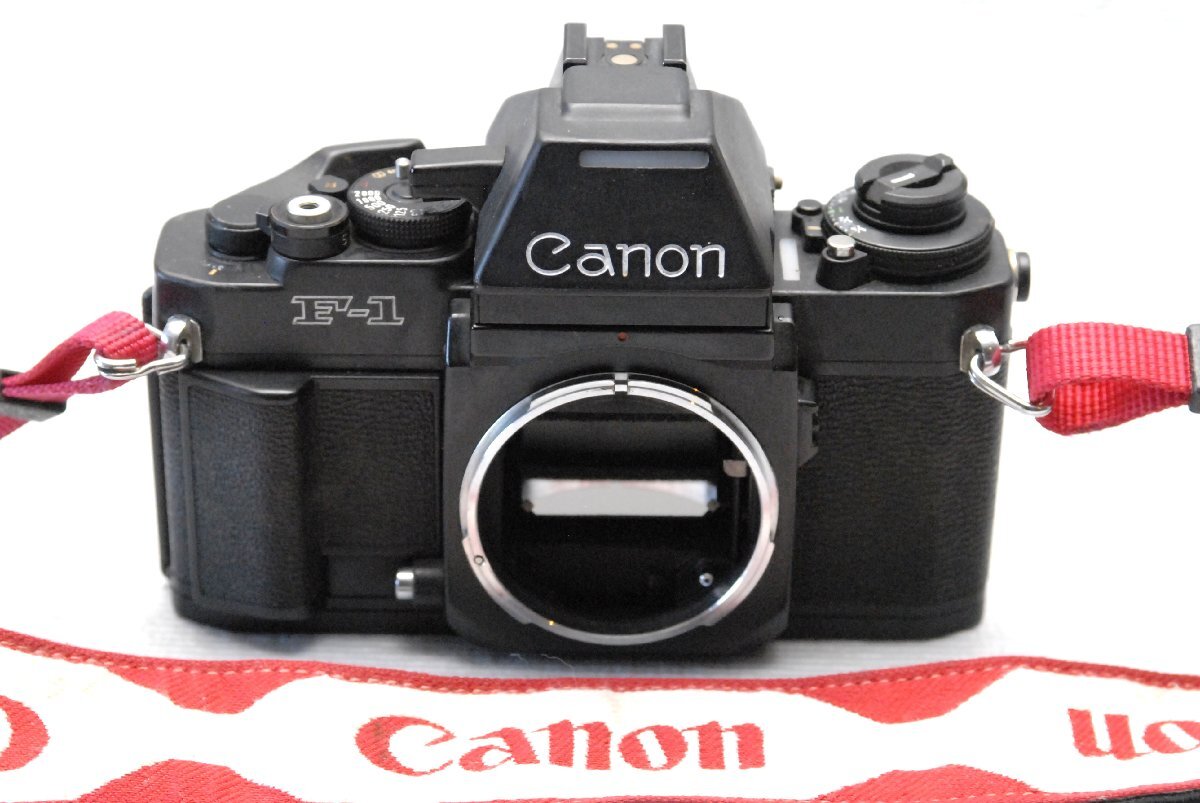 Canon キャノン 最高峰 一眼レフカメラ NEW F-1 ボディ +（AEファインダー付） 希少な作動品（腐食なし）