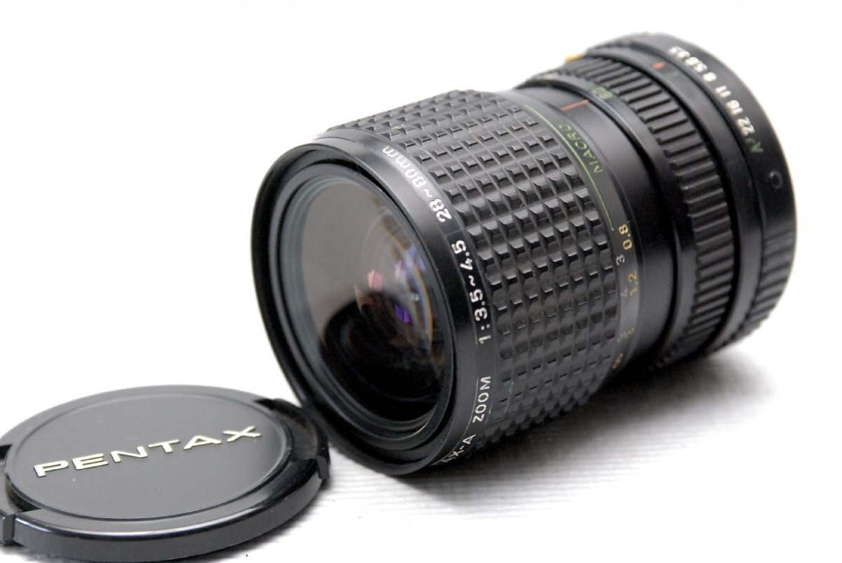 PENTAX-A ペンタックス 純正 28-80mm MF高級ズームレンズ (MACRO) 希少・完動品