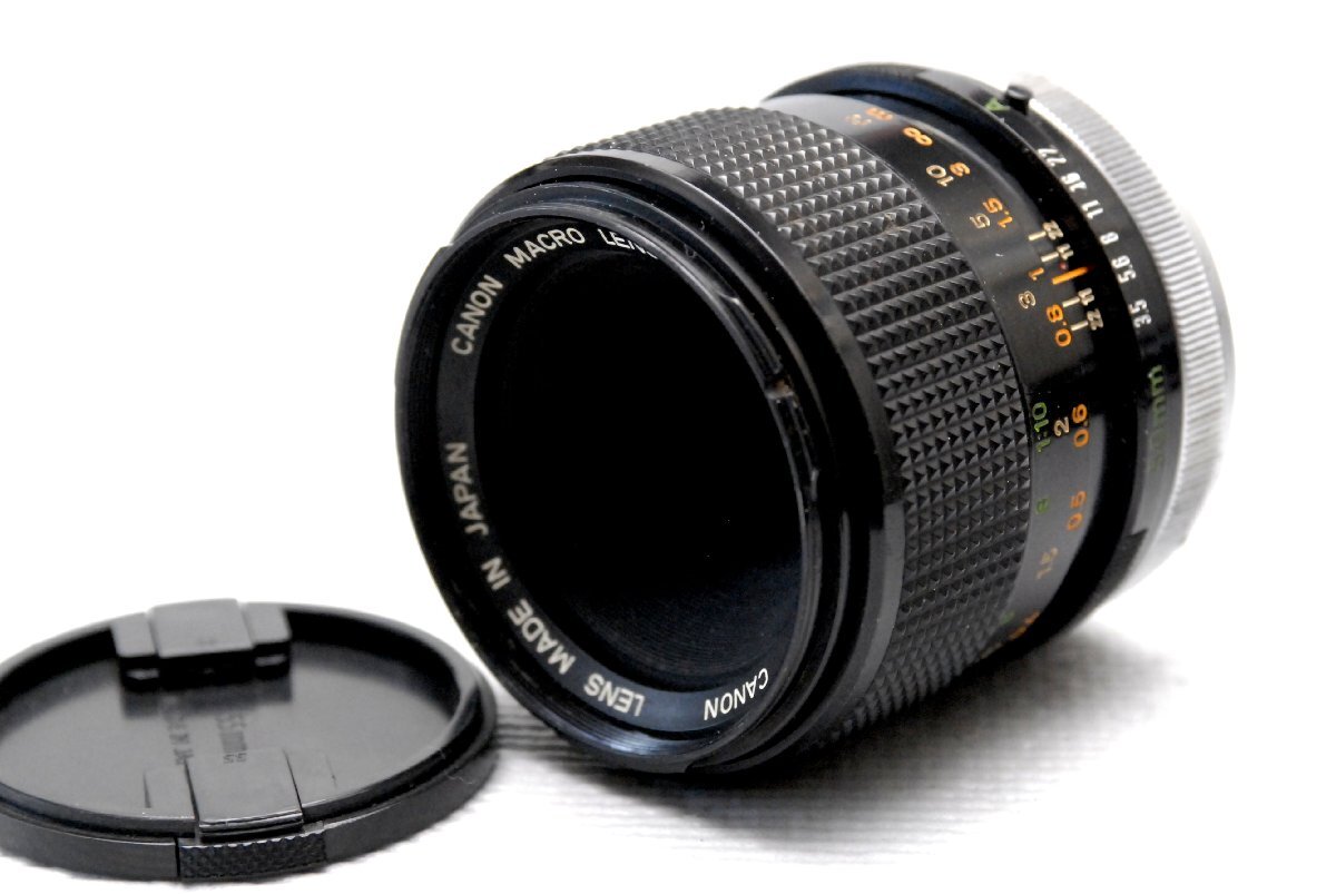 Canon キャノン純正 FD 50mm 単焦点高級マクロレンズ 1:3.5 S.S.C. 希少な動品