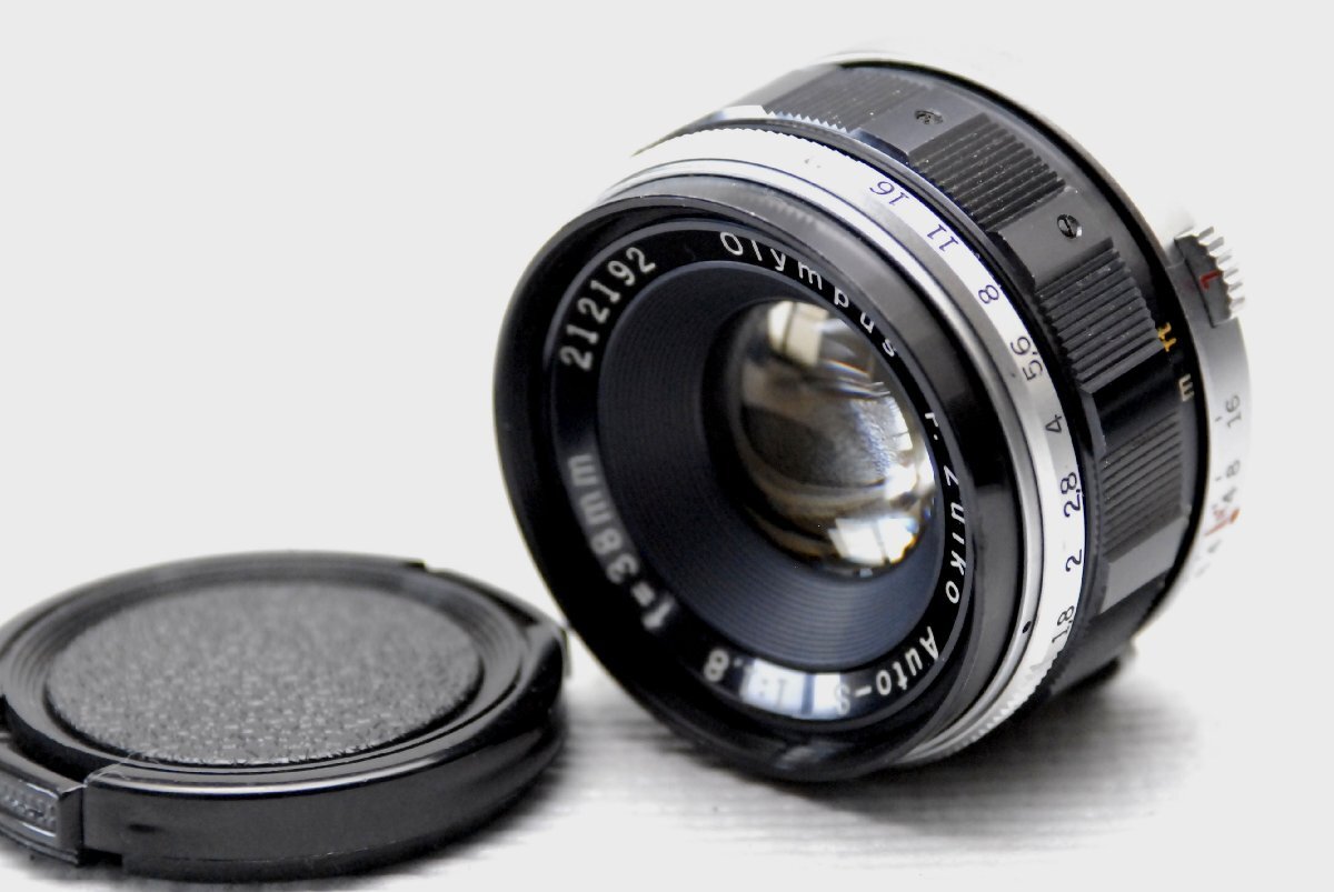 （綺麗）OLYMPUS オリンパス純正 PEN用 Zuiko 38mm 単焦点レンズ 1:1.8 希少な作動品