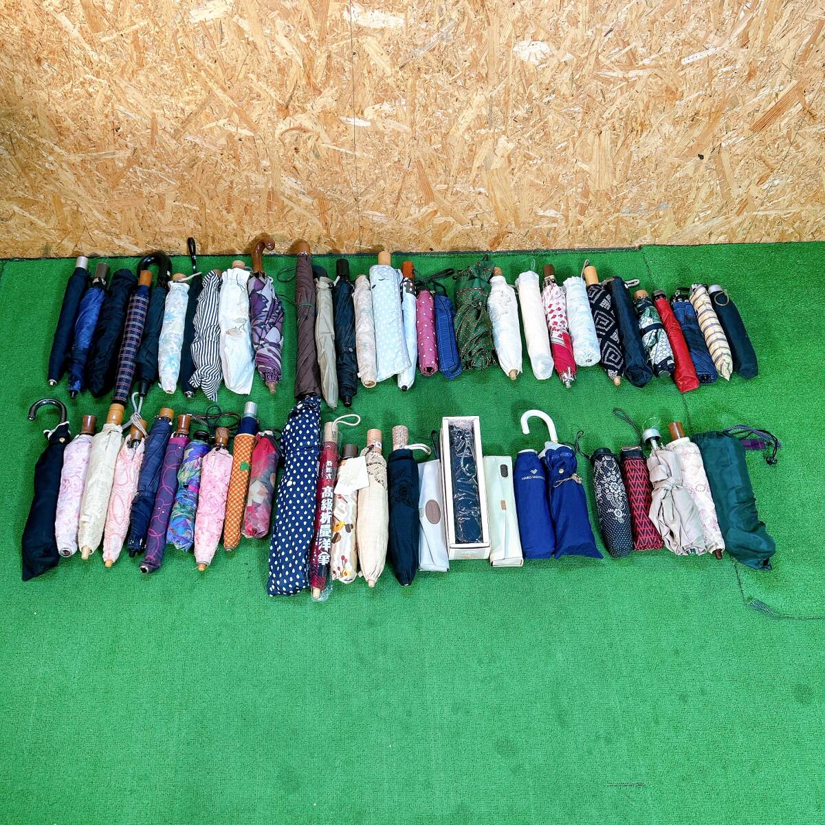 折りたたみ傘 まとめ 50本以上 未使用含む メンズ レディース 大量 携帯傘 折り畳み 雨具 洋傘 日傘 雨傘 折り畳み 紳士 婦人