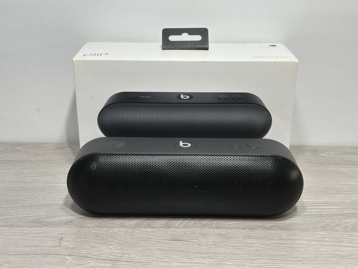 ★ k.918 Beats by Dr.Dre ビーツ Beats Pill+ A1680 ポータブル ワイヤレススピーカー Bluetooth ブラック ★