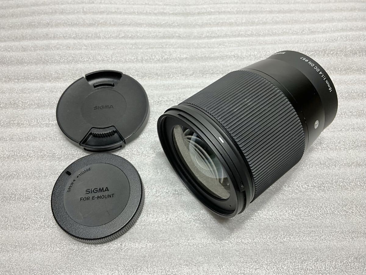 ★ O.360 SIGMA シグマ CONTEMPORARY 16mm F1.4 DC DN SONY ソニー Eマウント 一眼 カメラ レンズ ★
