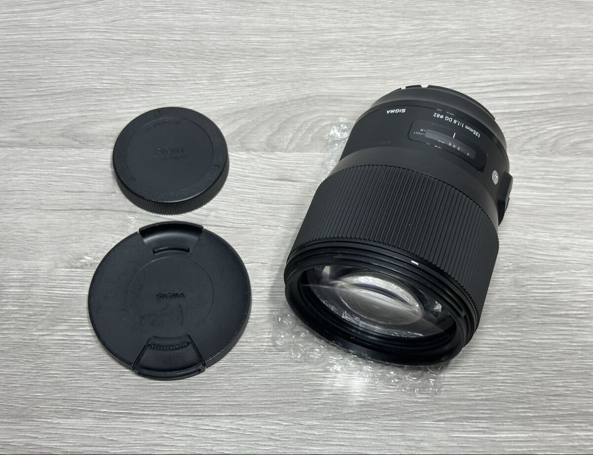 ★ k.919 SIGMA シグマ 135mm 1:1.8 DG キヤノン EFマウント 一眼 カメラ 大口径 単焦点 望遠 レンズ 動作確認済み ★ 