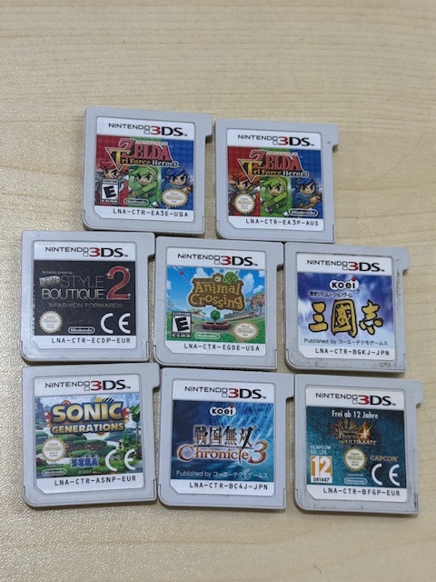 ☆ NINTENDO ニンテンドー3DS ソフト ゼルダなど 8点セット ジャンク ☆