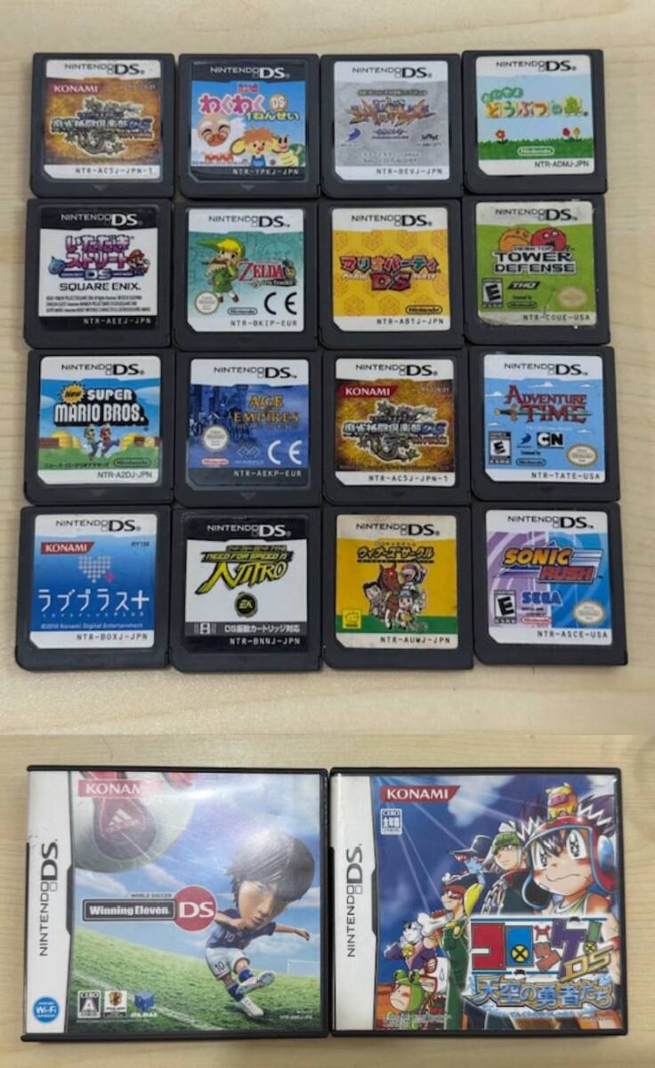 ☆ NINTENDO ニンテンドーDS ソフト ニュースーパーマリオブラザーズなど 18点セット ジャンク ☆
