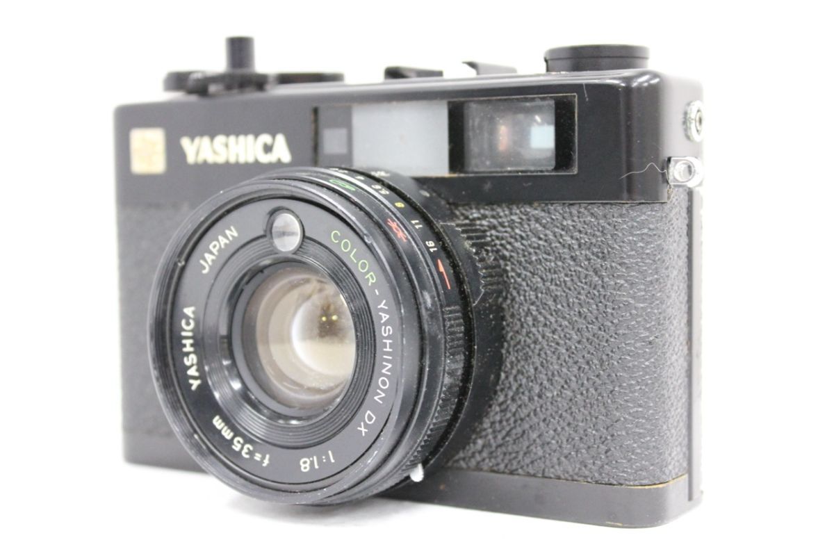 【訳あり品】 ヤシカ Yashica ELECTRO 35 CC ブラック COLOR-YASHINON DX 35mm F1.8 レンジファインダー カメラ e8856