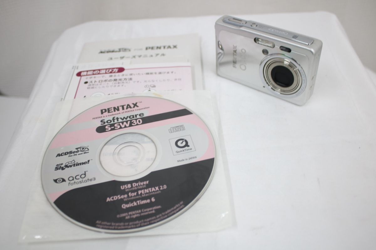 【返品保証】 ペンタックス Pentax Optio S7 3x コンパクトデジタルカメラ e9377