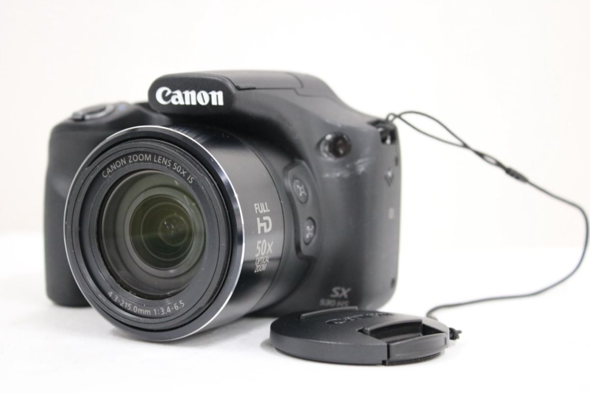 【返品保証】 キャノン Canon PowerShot SX530 HS ブラック 50x コンパクトデジタルカメラ e9371