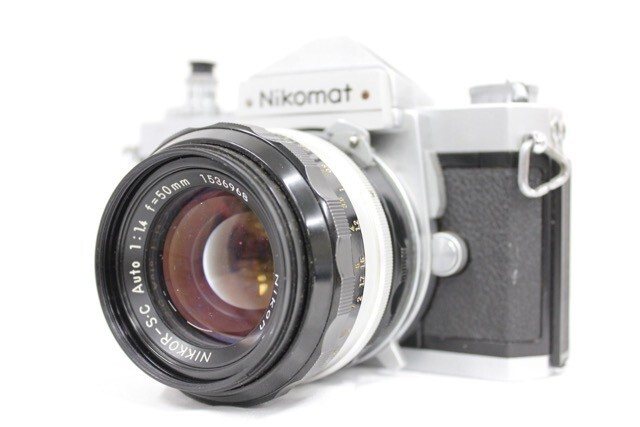 【返品保証】 ニコン Nikon Nikomat NIKKOR-S.C Auto 50mm F1.4 ボディレンズセット e9321