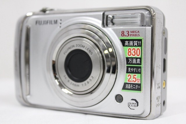 【返品保証】 【便利な単三電池で使用可】フジフィルム Fujifilm Finepix A800 3x コンパクトデジタルカメラ e9312