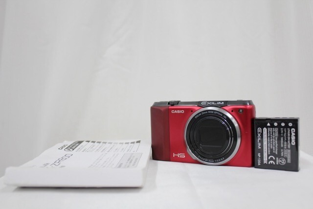 【返品保証】 カシオ Casio EXILIM EX-ZR800 18x レッド バッテリー付き コンパクトデジタルカメラ e9304