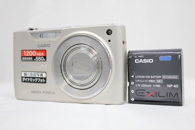 【返品保証】 カシオ Casio EXILIM EX-Z450 4x ゴールド バッテリー付き コンパクトデジタルカメラ e9302