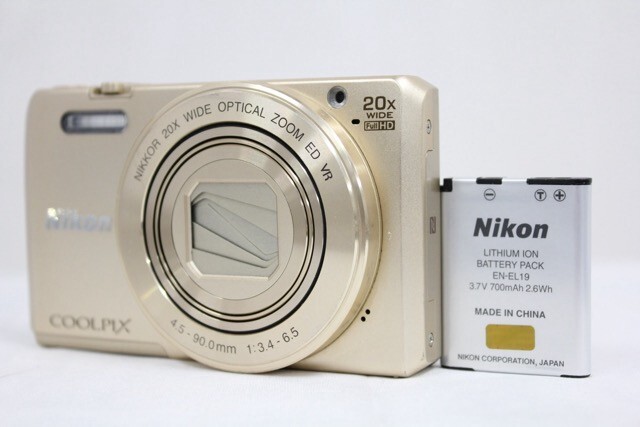 【返品保証】 ニコン Nikon COOLPIX S7000 20x バッテリー付き コンパクトデジタルカメラ e9281