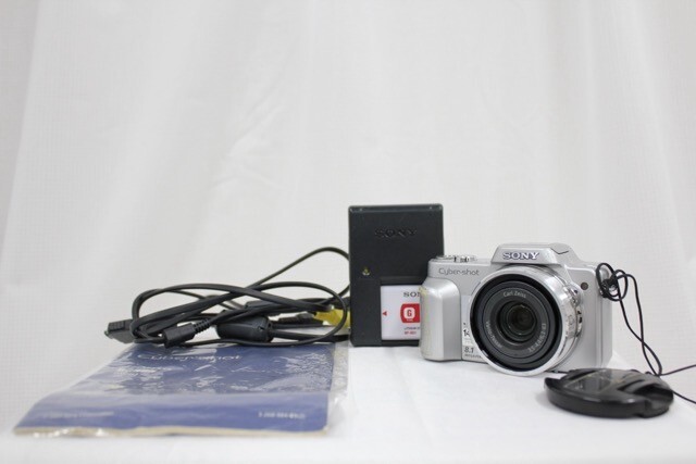 【返品保証】 ソニー Sony Super SteadyShot DSC-H3 バッテリー チャージャー付き コンパクトデジタルカメラ e9265