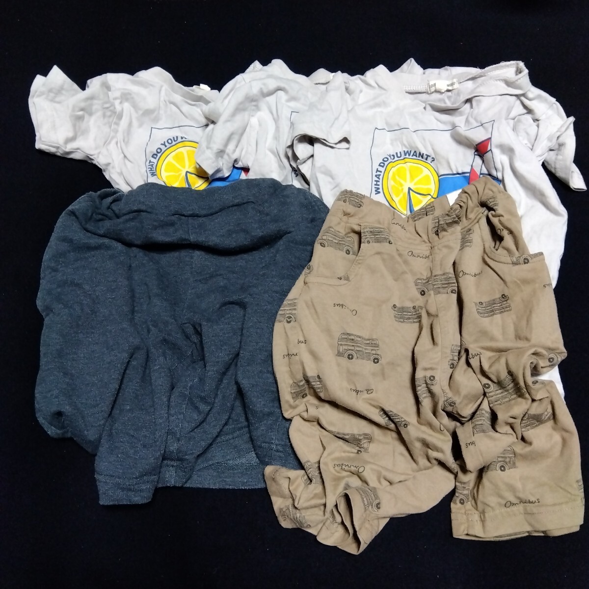 子供服 120 5着セット 半袖 Tシャツ 半ズボン ハーフパンツ 男の子 キッズ 120-7