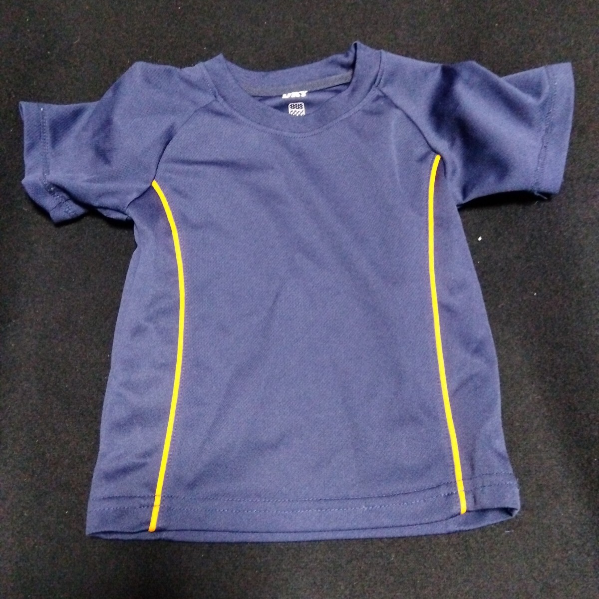 【送料無料】 キッズ Tシャツ 100 半袖 ネイビー 青 ベビー 速乾 スポーツ